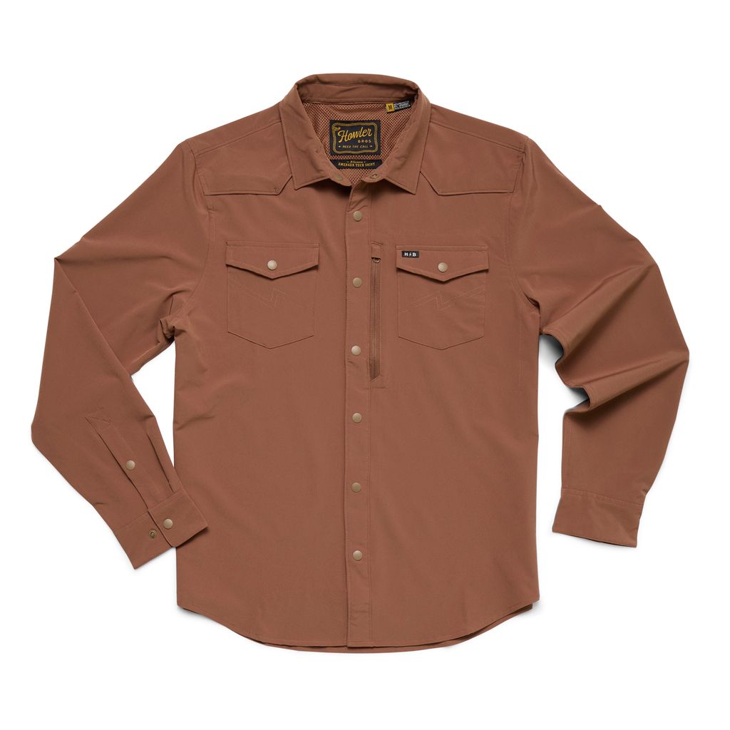 Emerger Tech Long Sleeve Shirt- Mink Brown